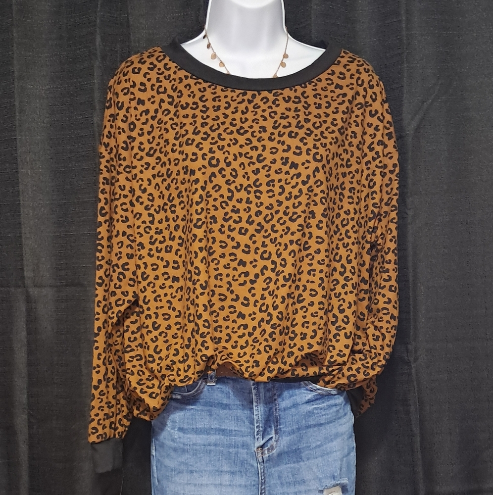 Leopard Print Women's Top